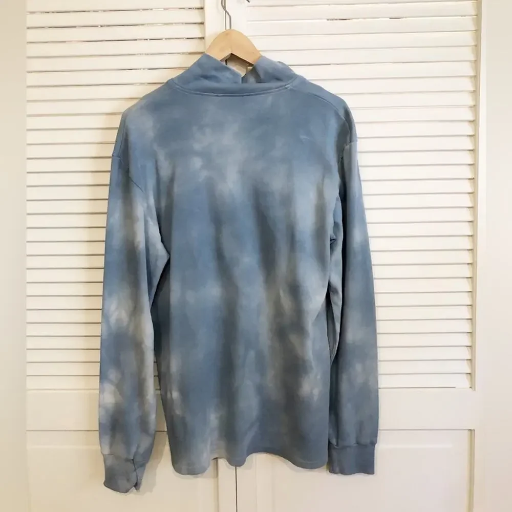 NWT Mr. Porter Barena Calenda Half-Zip Sweatshirt Blue